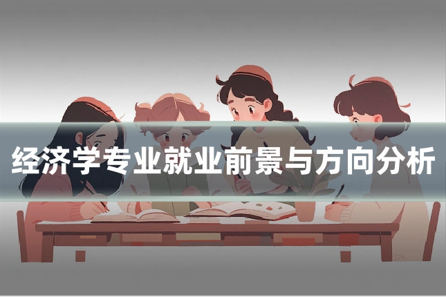 经济学专业就业前景与方向分析