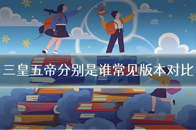 三皇五帝分别是谁常见版本对比