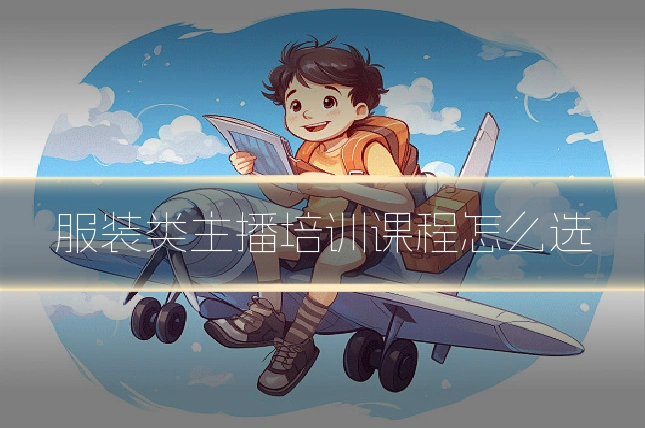 服装类主播培训课程怎么选