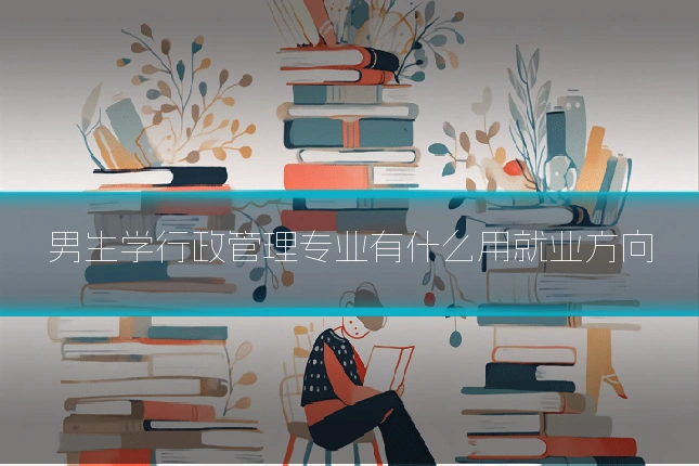 男生学行政管理专业有什么用就业方向
