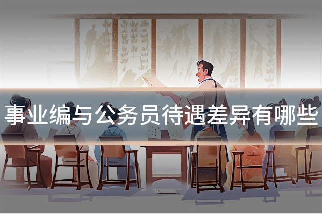 事业编与公务员待遇差异有哪些