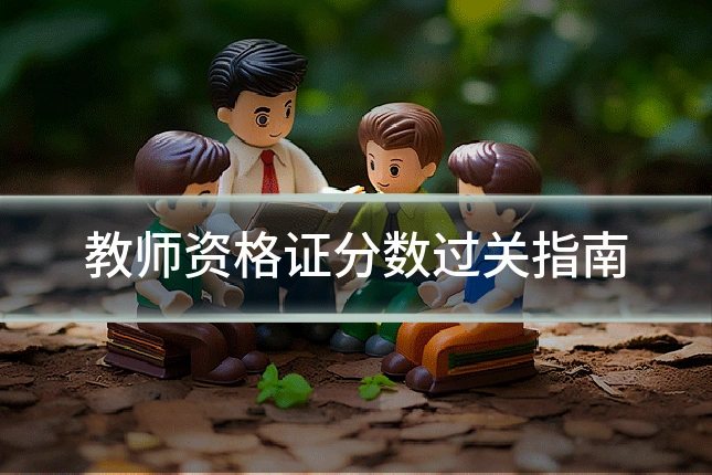 教师资格证分数过关指南