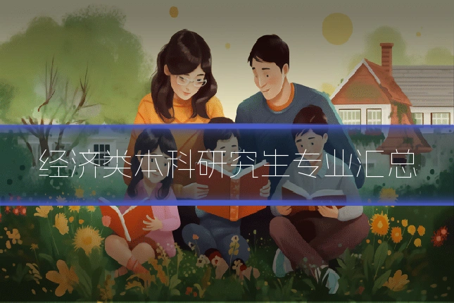 经济类本科研究生专业汇总