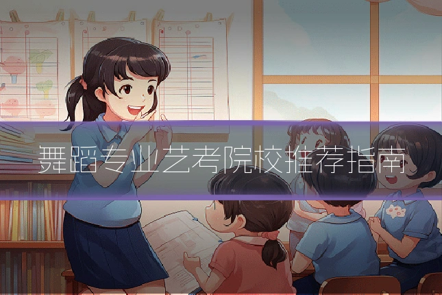 舞蹈专业艺考院校推荐指南