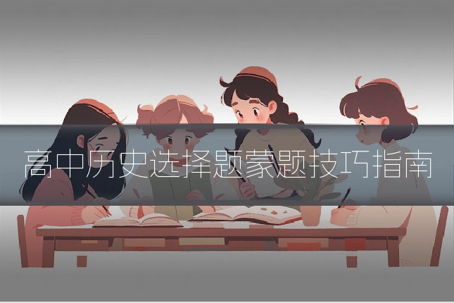 高中历史选择题蒙题技巧指南