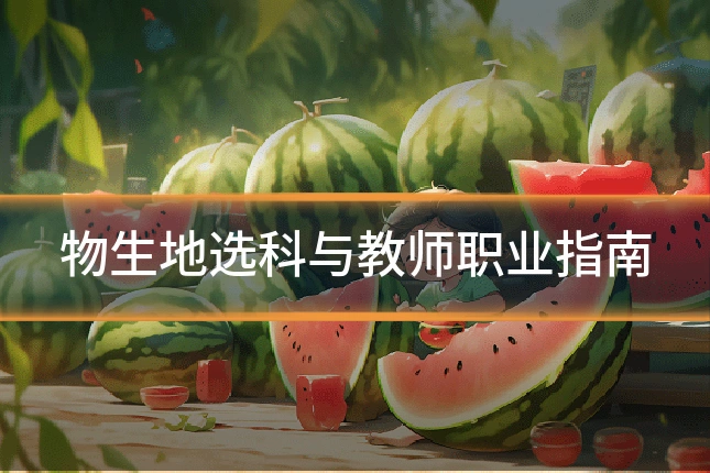 物生地选科与教师职业指南