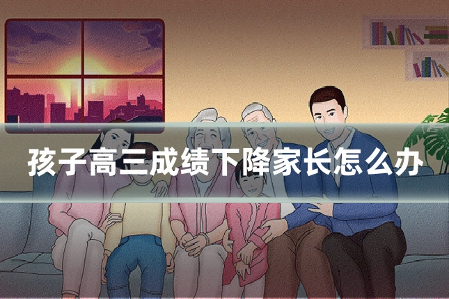 孩子高三成绩下降家长怎么办
