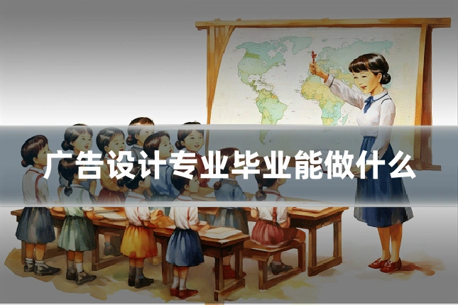 广告设计专业毕业能做什么