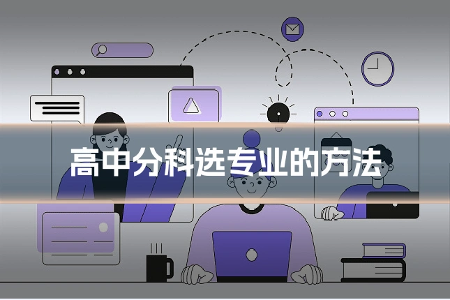 高中分科选专业的方法