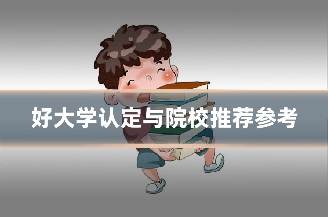 好大学认定与院校推荐参考