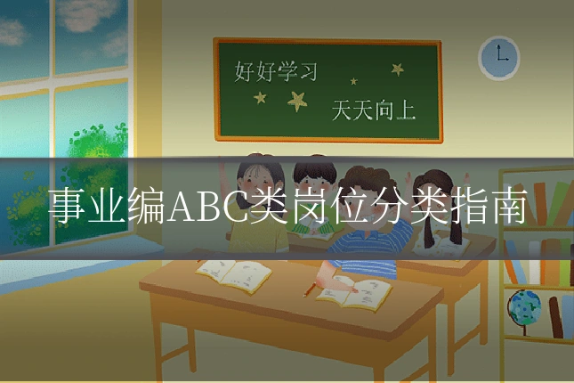 事业编ABC类岗位分类指南