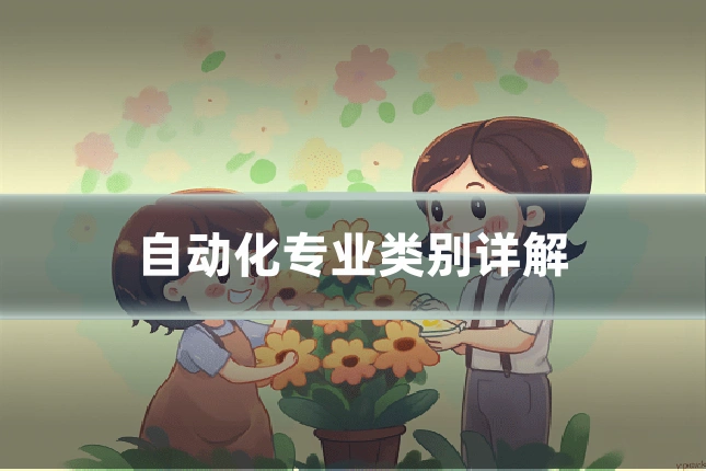 自动化专业类别详解