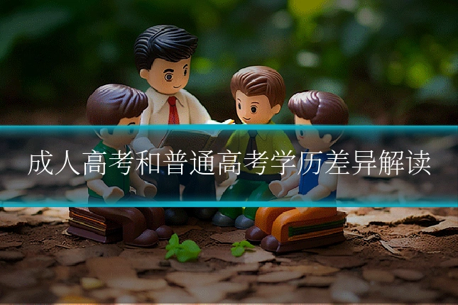 成人高考和普通高考学历差异解读
