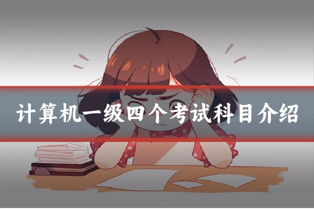 计算机一级四个考试科目介绍