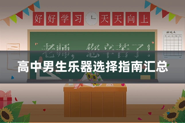 高中男生乐器选择指南汇总