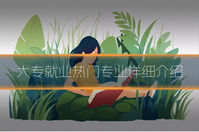 大专就业热门专业详细介绍