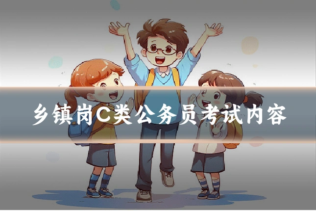 乡镇岗C类公务员考试内容