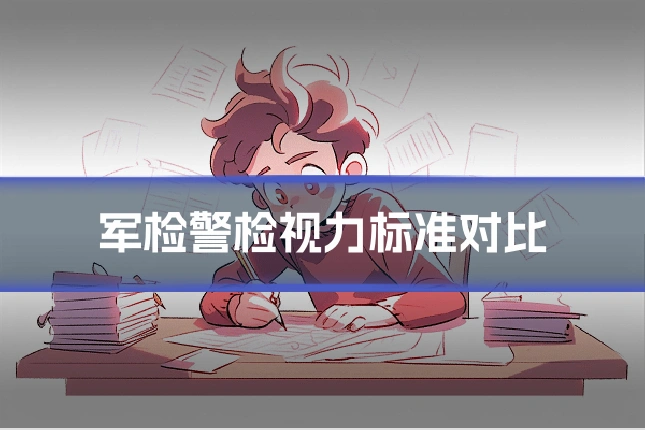 军检警检视力标准对比