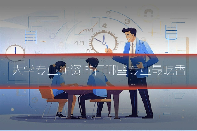 大学专业薪资排行哪些专业最吃香