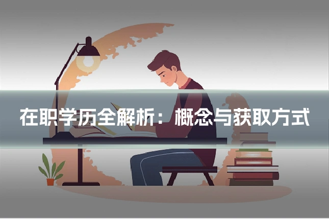 在职学历全解析：概念与获取方式