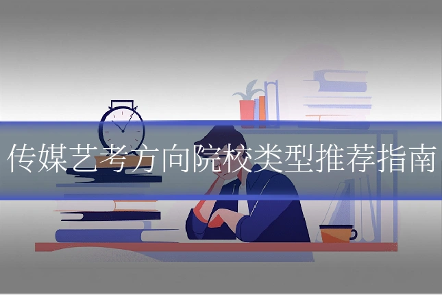 传媒艺考方向院校类型推荐指南