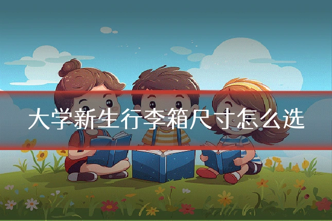 大学新生行李箱尺寸怎么选