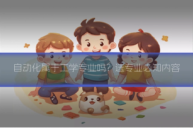 自动化属于工学专业吗？选专业必知内容