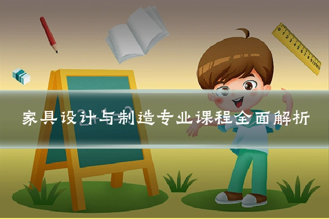 家具设计与制造专业课程全面解析