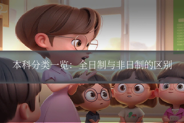 本科分类一览：全日制与非日制的区别