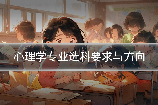 心理学专业选科要求与方向