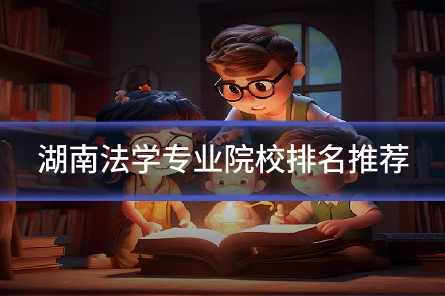 湖南法学专业院校排名推荐