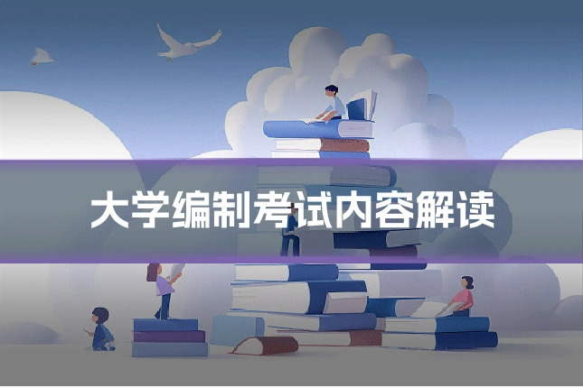大学编制考试内容解读