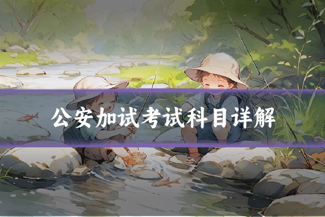 公安加试考试科目详解