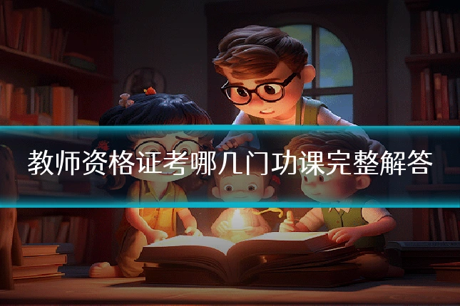 教师资格证考哪几门功课完整解答