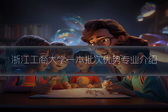 浙江工商大学一本批次优势专业介绍