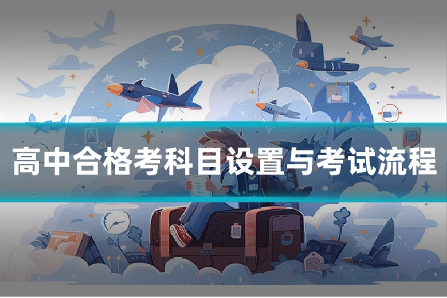 高中合格考科目设置与考试流程