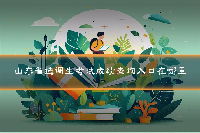 山东省选调生考试成绩查询入口在哪里