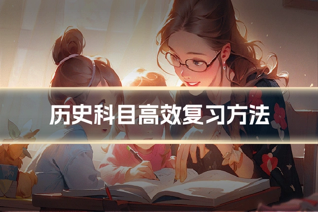 历史科目高效复习方法