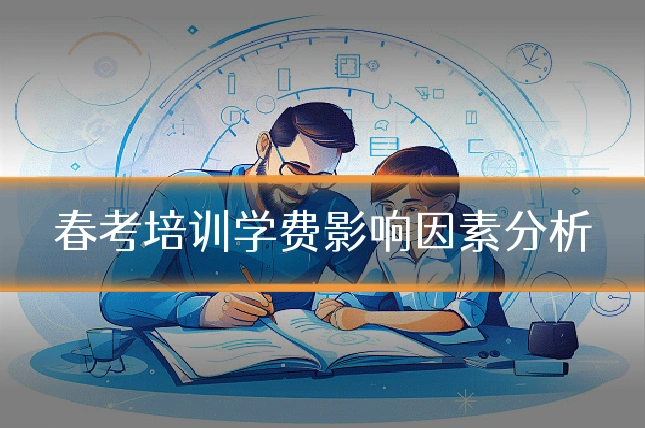 春考培训学费影响因素分析