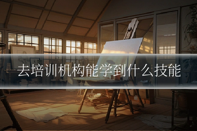去培训机构能学到什么技能