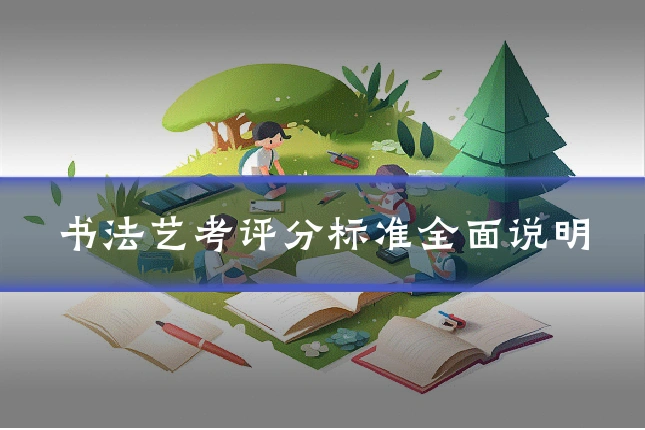 书法艺考评分标准全面说明