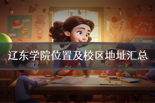 辽东学院位置及校区地址汇总