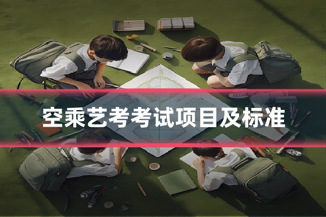 空乘艺考考试项目及标准