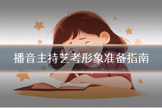 播音主持艺考形象准备指南