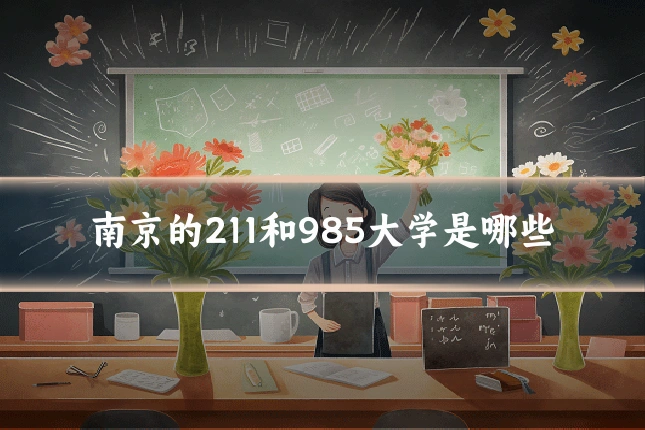 南京的211和985大学是哪些