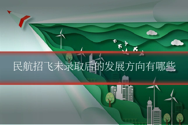民航招飞未录取后的发展方向有哪些