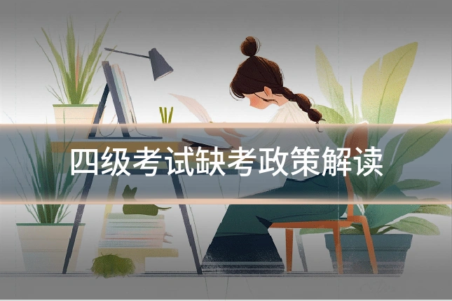四级考试缺考政策解读