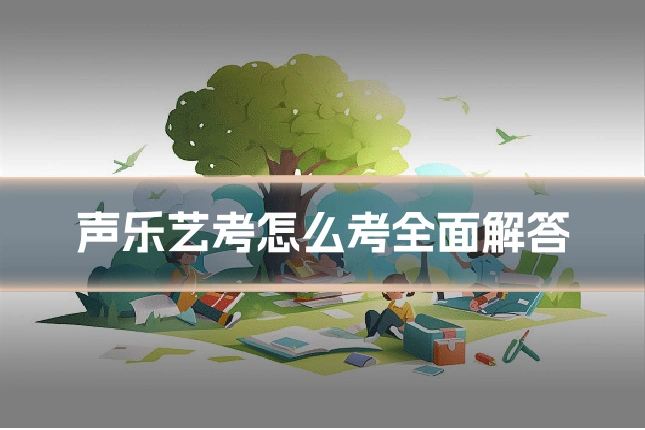 声乐艺考怎么考全面解答