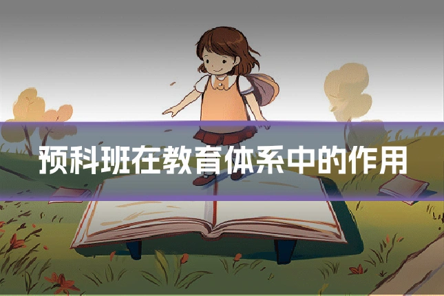 预科班在教育体系中的作用