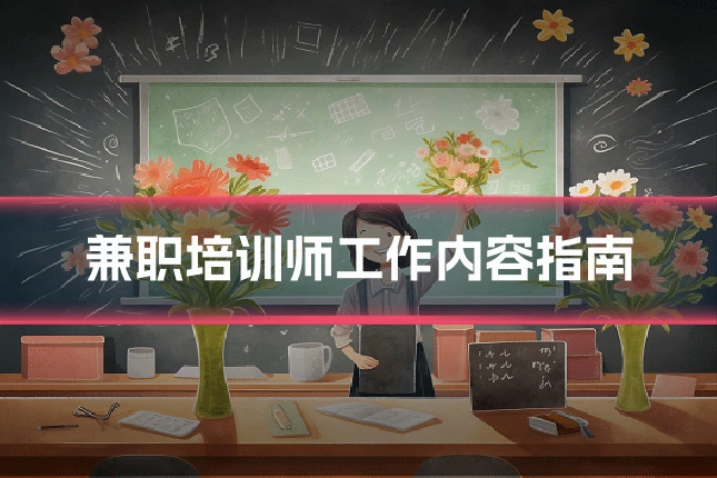 兼职培训师工作内容指南